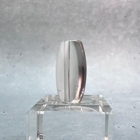 【ガウリシャンカール産】天然ヒマラヤスモーキークォーツ"手磨き加工"バレルビーズ③/Gaurishankar Himalayan Smoky Quartz Barrel Beads