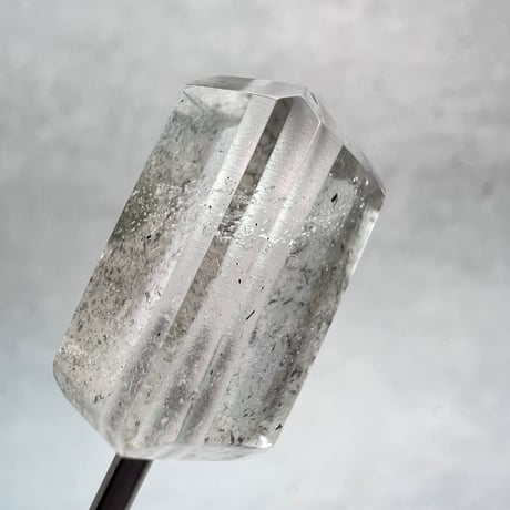 【ガネッシュヒマール産】天然ヒマラヤ水晶"手磨き加工"スクエアビーズ⑩/Ganesh Himal  Himalayan Quartz Square Beads
