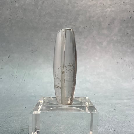 【ガウリシャンカール産】天然ヒマラヤスモーキークォーツ"手磨き加工"バレルビーズ②/Gaurishankar Himalayan Smoky Quartz Barrel Beads