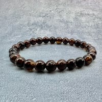 ネパール産🇳🇵【ヒマラヤドラバイトトルマリン】ブレスレット6mm内径15cm/Nepal Himalayan dravite tourmaline Bracelet