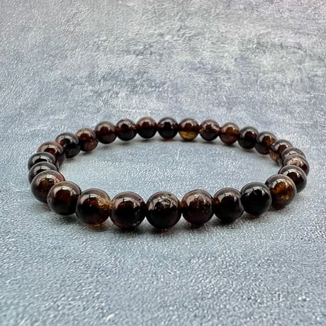 ネパール産🇳🇵【ヒマラヤドラバイトトルマリン】ブレスレット6mm内径15cm/Nepal Himalayan dravite tourmaline Bracelet
