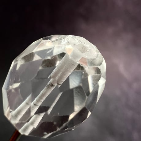 【カイラス産】天然ヒマラヤ水晶多面カットビーズ⑥/Kailash Himalayan Quartz Multi Cut Beads