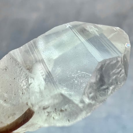 【カイラス産】天然ヒマラヤ水晶革紐付きペンダント⑪/Kailash Himalayan Quartz Pendant