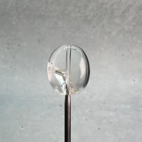 【カイラス産】天然ヒマラヤ水晶タンブル型ビーズ⑦/Kailash Himalayan Quartz Tumble Beads