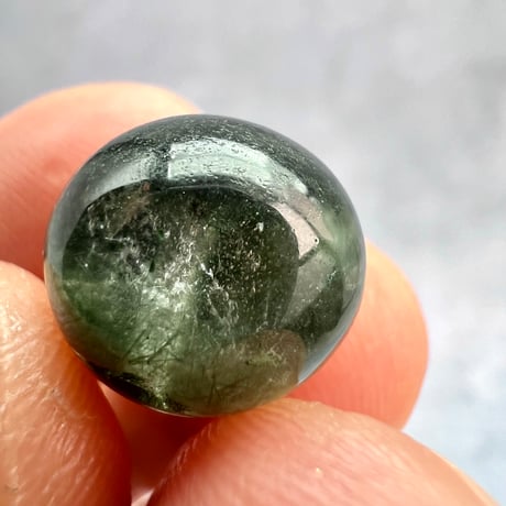 【ガネッシュヒマール産】クローライト&アクチノライトイン天然ヒマラヤ水晶ビーズ③/Ganesh Himal Chlorite&Actinorite in Himalayan Quartz beads