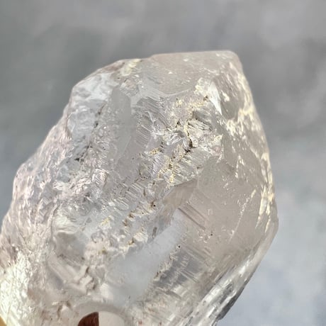 【カイラス産】天然ヒマラヤ水晶革紐付きペンダント⑦/Kailash Himalayan Quartz Pendant