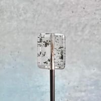 【ガネッシュヒマール産】天然ヒマラヤ水晶"手磨き加工"スクエアビーズ⑧/Ganesh Himal  Himalayan Quartz Square Beads