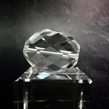 【カイラス産】天然ヒマラヤ水晶多面カットビーズ⑦/Kailash Himalayan Quartz Multi Cut Beads