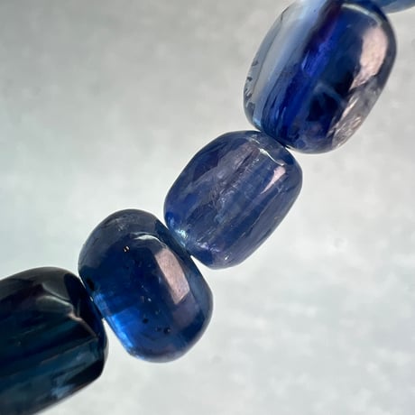 【ネパール🇳🇵カイヤナイト】ブレスレット/Nepal Kyanite Design Bracelet