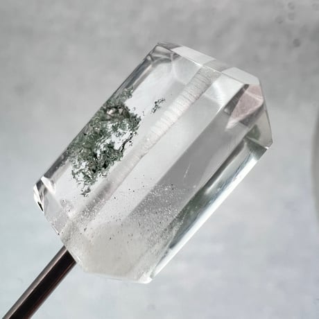 【ガネッシュヒマール産】天然ヒマラヤ水晶"手磨き加工"スクエアビーズ⑪/Ganesh Himal  Himalayan Quartz Square Beads