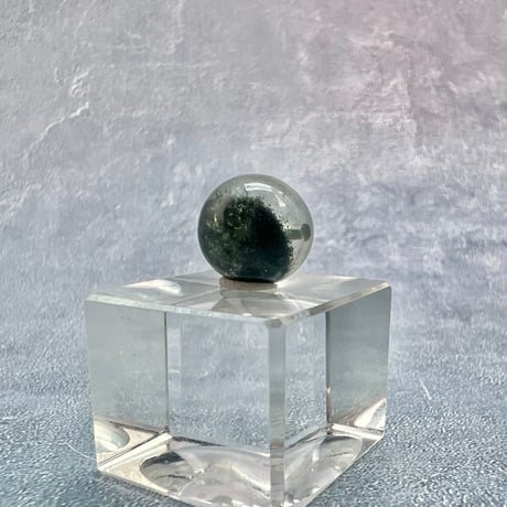 【ガネッシュヒマール産】クローライト&アクチノライトイン天然ヒマラヤ水晶ビーズ①/Ganesh Himal Chlorite&Actinolite in Himalayan Quartz beads