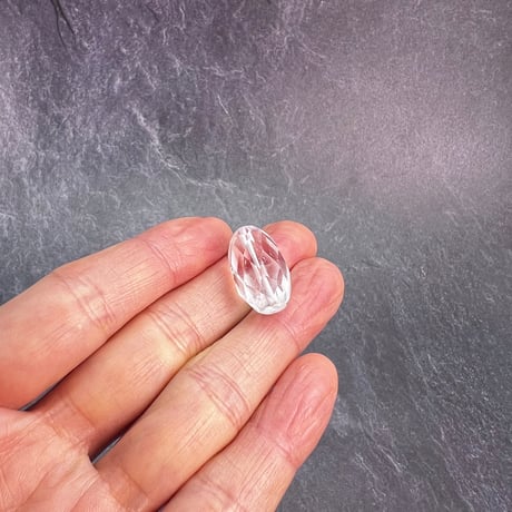 【カイラス産】天然ヒマラヤ水晶多面カットビーズ⑤/Kailash Himalayan Quartz Multi Cut Beads