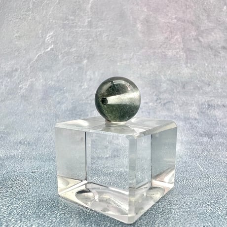 【ガネッシュヒマール産】クローライト&アクチノライトイン天然ヒマラヤ水晶ビーズ①/Ganesh Himal Chlorite&Actinolite in Himalayan Quartz beads