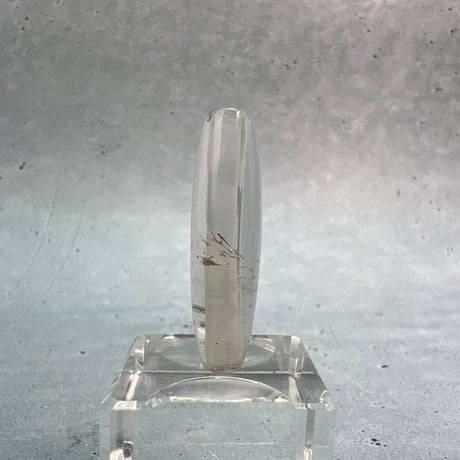 【ガウリシャンカール産】天然ヒマラヤスモーキークォーツ"手磨き加工"バレルビーズ②/Gaurishankar Himalayan Smoky Quartz Barrel Beads