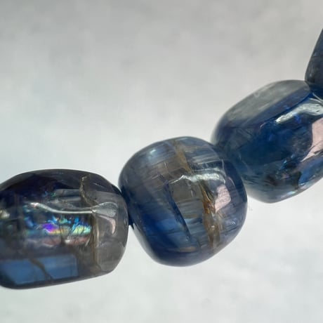 【ネパール産🇳🇵カイヤナイト】ブレスレット/Nepal Kyanite Design Bracelet