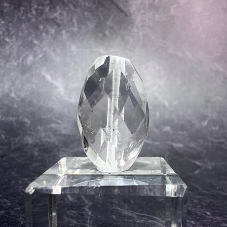 カイラス産】天然ヒマラヤ水晶多面カットビーズ②/Kailash Himalayan Quartz Multi Cut Beads