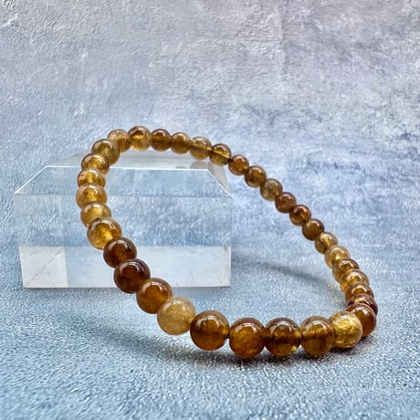 ネパール産🇳🇵【ハニートルマリン】ブレスレット5mm内径15cm③/Nepal HoneyTourmaline Bracelet