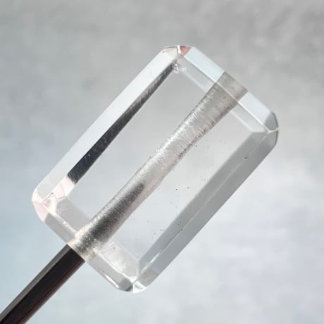 【ガネッシュヒマール産】天然ヒマラヤ水晶"手磨き加工"スクエアビーズ③/Ganesh Himal  Himalayan Quartz Square Beads