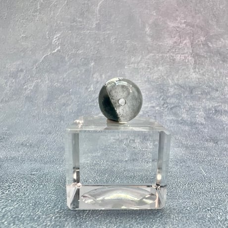 【ガネッシュヒマール産】クローライト&アクチノライトイン天然ヒマラヤ水晶ビーズ①/Ganesh Himal Chlorite&Actinolite in Himalayan Quartz beads