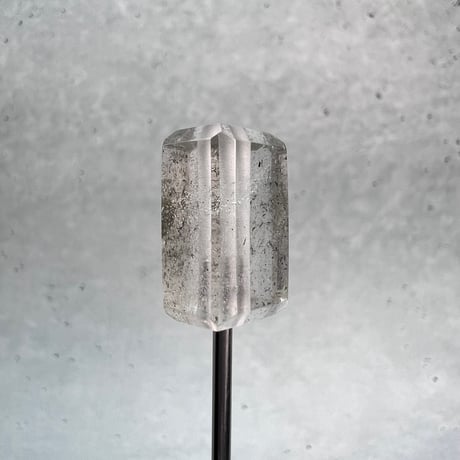 【ガネッシュヒマール産】天然ヒマラヤ水晶"手磨き加工"スクエアビーズ⑩/Ganesh Himal  Himalayan Quartz Square Beads