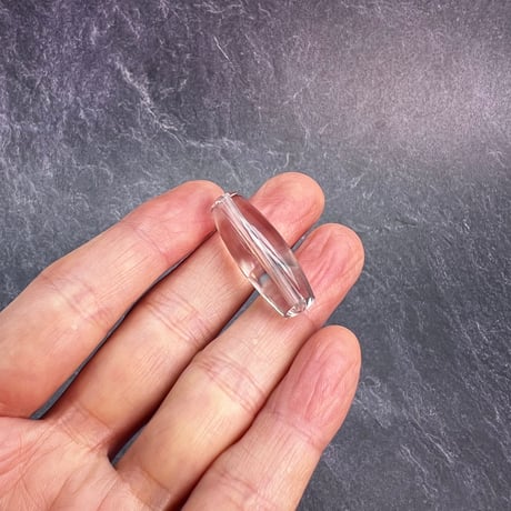 【カイラス産】天然ヒマラヤ水晶バレルビーズ①/Kailash Himalayan Quartz Barrel Beads