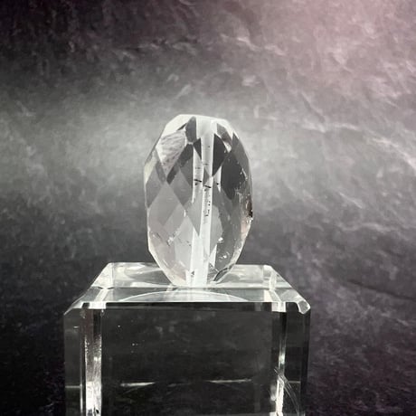 【カイラス産】天然ヒマラヤ水晶多面カットビーズ①/Kailash Himalayan Quartz Multi Cut Beads