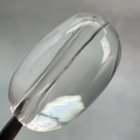 【カイラス産】天然ヒマラヤ水晶タンブル型ビーズ⑦/Kailash Himalayan Quartz Tumble Beads