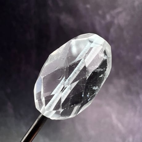 【カイラス産】天然ヒマラヤ水晶多面カットビーズ①/Kailash Himalayan Quartz Multi Cut Beads