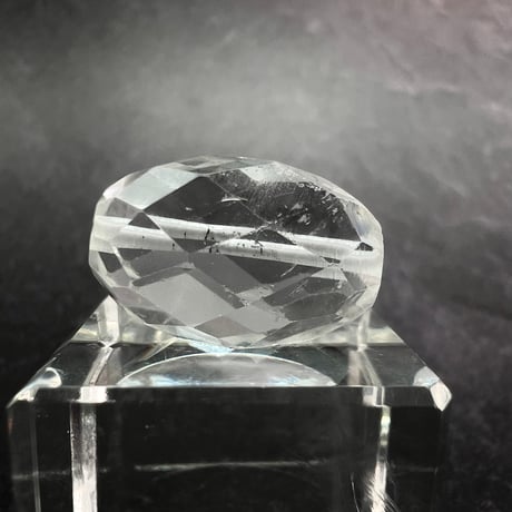 【カイラス産】天然ヒマラヤ水晶多面カットビーズ①/Kailash Himalayan Quartz Multi Cut Beads
