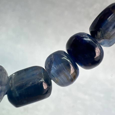 【ネパール産🇳🇵カイヤナイト】ブレスレット/Nepal Kyanite Design Bracelet