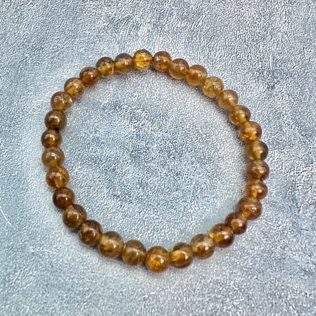 ネパール産🇳🇵【ハニートルマリン】ブレスレット5mm内径15①/Nepal HoneyTourmaline Bracelet