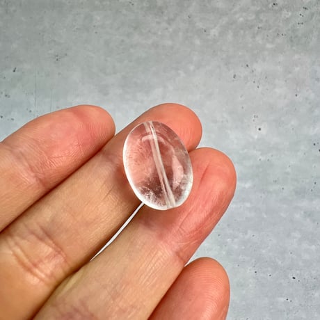 【カイラス産】天然ヒマラヤ水晶タンブル型ビーズ②/Kailash Himalayan Quartz Tumble Beads