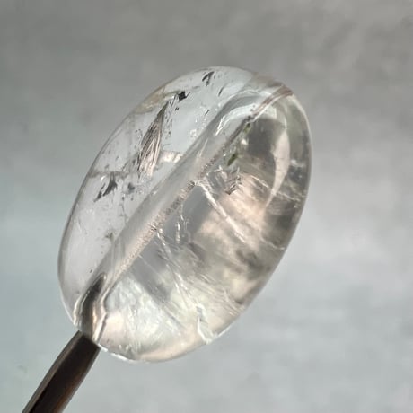 【カイラス産】天然ヒマラヤ水晶タンブル型ビーズ①/Kailash Himalayan Quartz Tumble Beads