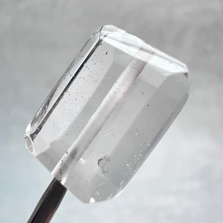 【ガネッシュヒマール産】天然ヒマラヤ水晶"手磨き加工"スクエアビーズ④/Ganesh Himal  Himalayan Quartz Square Beads