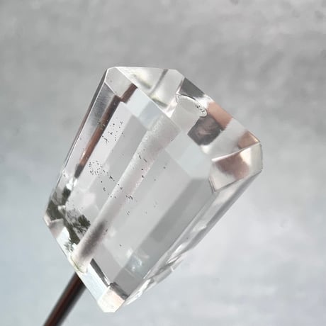 【ガネッシュヒマール産】天然ヒマラヤ水晶"手磨き加工"スクエアビーズ⑦/Ganesh Himal  Himalayan Quartz Square Beads