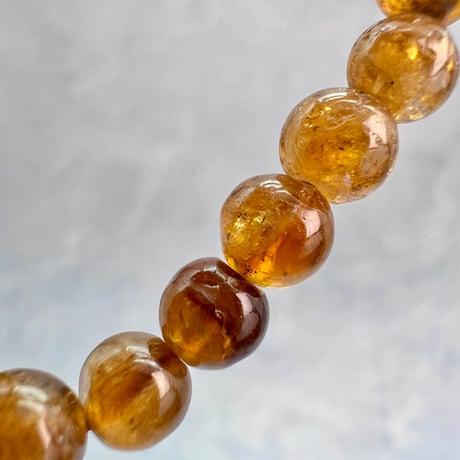 ネパール産🇳🇵【ハニートルマリン】ブレスレット5mm内径15②/Nepal HoneyTourmaline Bracelet