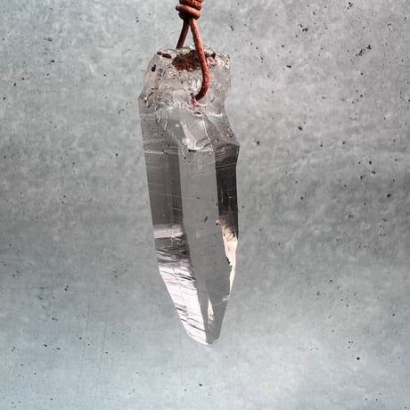 【ガネッシュヒマール産】天然ヒマラヤ水晶ペンダントトップ②/Ganesh Himal Natural Pendant Top