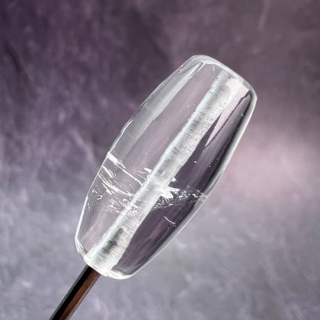 【カイラス産】天然ヒマラヤ水晶バレルビーズ③/Kailash Himalayan Quartz Barrel Beads