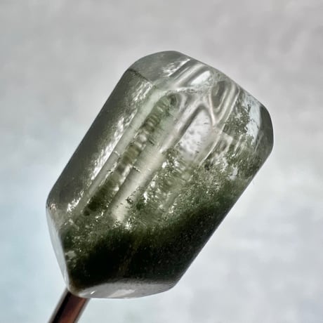 【ガネッシュヒマール産】天然ヒマラヤ水晶"手磨き加工"スクエアビーズ⑮/Ganesh Himal  Himalayan Quartz Square Beads