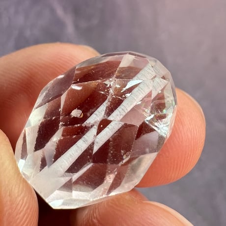 【カイラス産】天然ヒマラヤ水晶多面カットビーズ①/Kailash Himalayan Quartz Multi Cut Beads