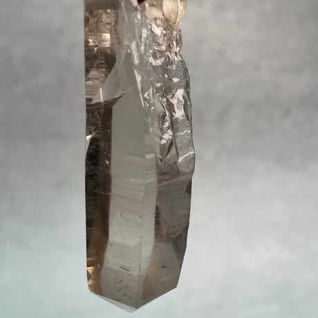【ガウリシャンカール産】天然ヒマラヤスモーキークォーツ革紐ペンダント⑨/GauriShankar Himalayan Smoky Quartz Pendant