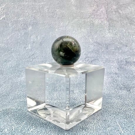 【ガネッシュヒマール産】クローライト&アクチノライトイン天然ヒマラヤ水晶ビーズ③/Ganesh Himal Chlorite&Actinorite in Himalayan Quartz beads