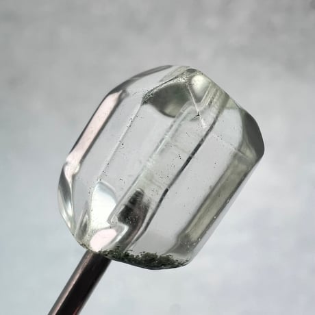 【ガネッシュヒマール産】天然ヒマラヤ水晶"手磨き加工"スクエアビーズ⑬/Ganesh Himal  Himalayan Quartz Square Beads