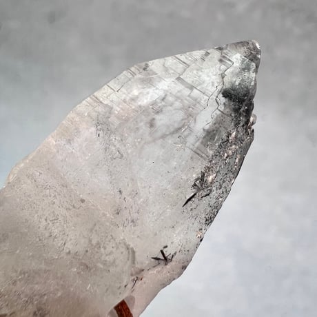 【カイラス産】天然ヒマラヤ水晶革紐付きペンダント⑦/Kailash Himalayan Quartz Pendant
