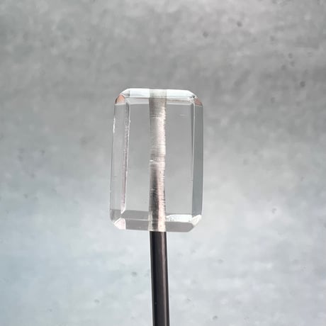 【ガネッシュヒマール産】天然ヒマラヤ水晶"手磨き加工"スクエアビーズ③/Ganesh Himal  Himalayan Quartz Square Beads