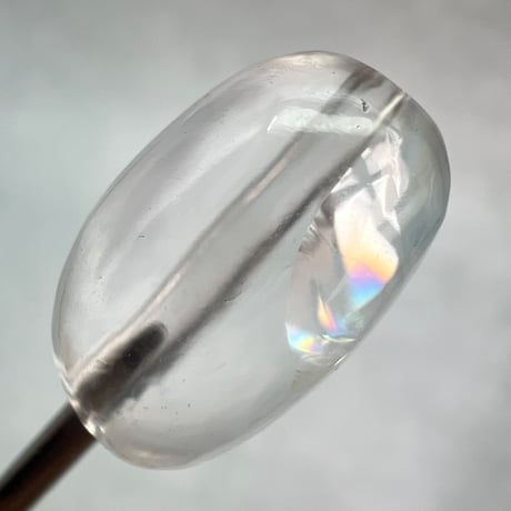 【カイラス産】天然ヒマラヤ水晶タンブル型ビーズ⑦/Kailash Himalayan Quartz Tumble Beads
