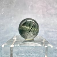 【ガネッシュヒマール産】クローライト&アクチノライトイン天然ヒマラヤ水晶ビーズ④/Ganesh Himal Chlorite&Actinorite in Himalayan Quartz beads