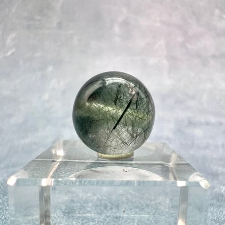 【ガネッシュヒマール産】クローライト&アクチノライトイン天然ヒマラヤ水晶ビーズ④/Ganesh Himal Chlorite&Actinorite in Himalayan Quartz beads