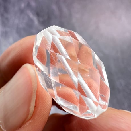 【カイラス産】天然ヒマラヤ水晶多面カットビーズ③/Kailash Himalayan Quartz Multi Cut Beads