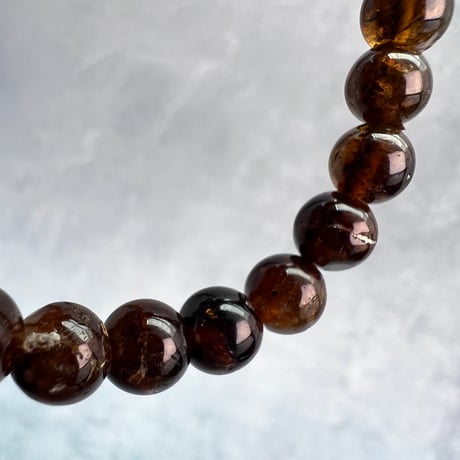 ネパール産🇳🇵【ヒマラヤドラバイトトルマリン】ブレスレット6mm内径15cm/Nepal Himalayan dravite tourmaline Bracelet